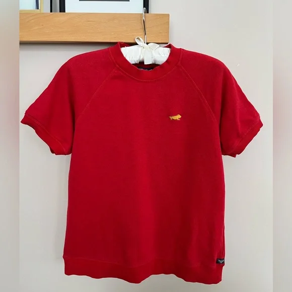 Toad & Co women’s Epiq short sleeve sweatshirt crew size medium in canoe red - Picture 2 of 13